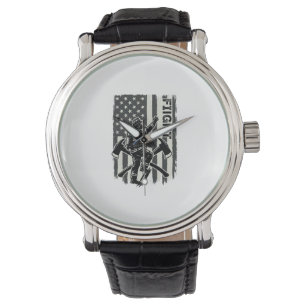 Montre Conception de maillot de combat de pompier vintage