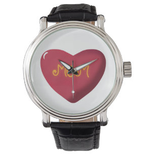 Montre Conception de typographie maman, texte d'art de ci