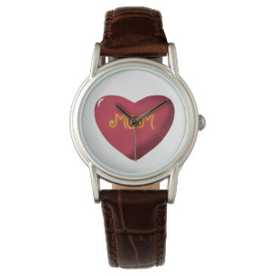 Montre Conception de typographie maman, texte d'art de ci
