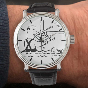 Montre Conception d'illustration en plombier