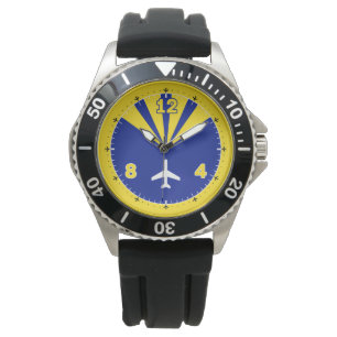 Montre Conception d'instruments de vol Rose de la boussol