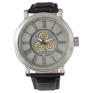 Montre Conception d'or de Triskele