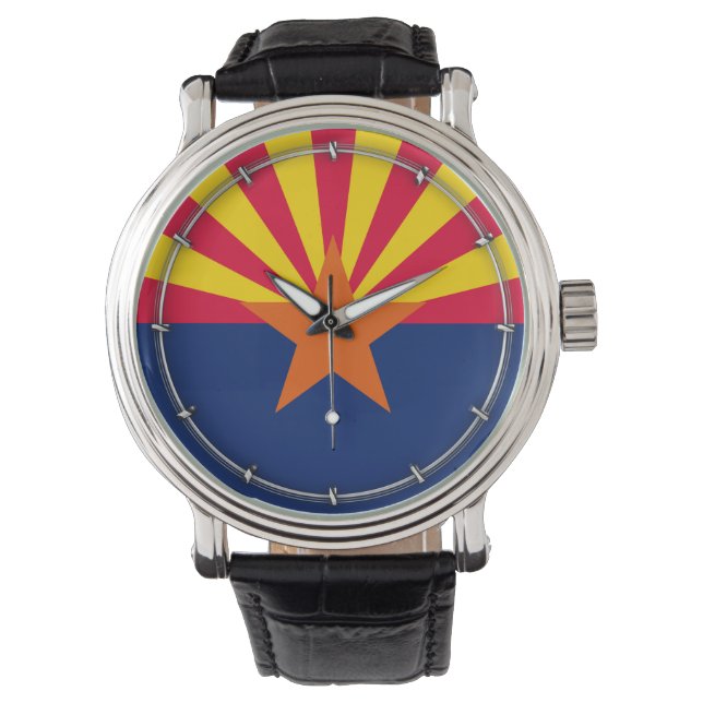 Montre Conception du drapeau de l'État de l'Arizona (devant)