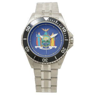 Montre Conception du drapeau de l'État de New York