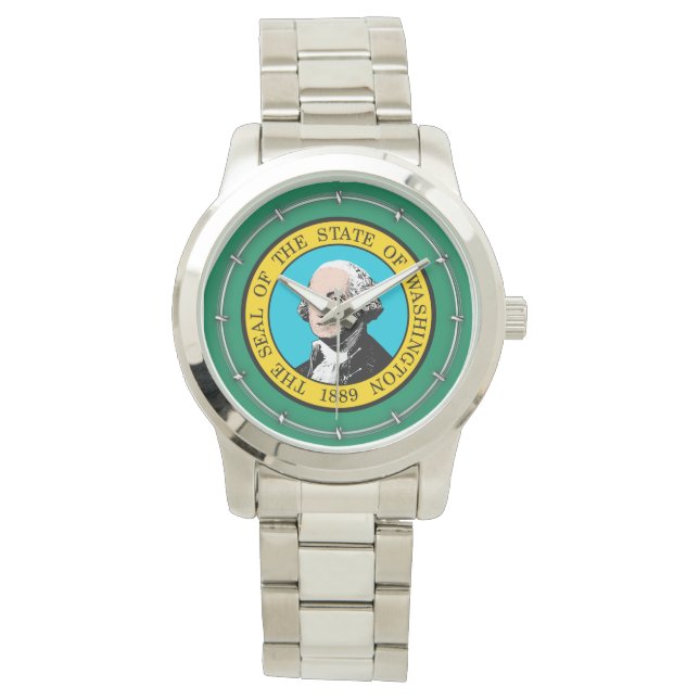 Montre Conception du drapeau de l'État de Washington (devant)