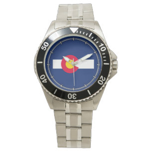 Montre Conception du drapeau de l'État du Colorado