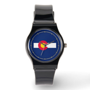 Montre Conception du drapeau de l'État du Colorado