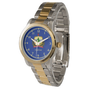 Montre Conception personnalisée du drapeau d'état du Verm
