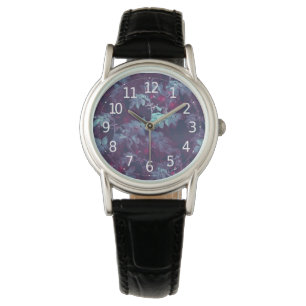 Montre Conception Vintage de la floraison rouge victorien