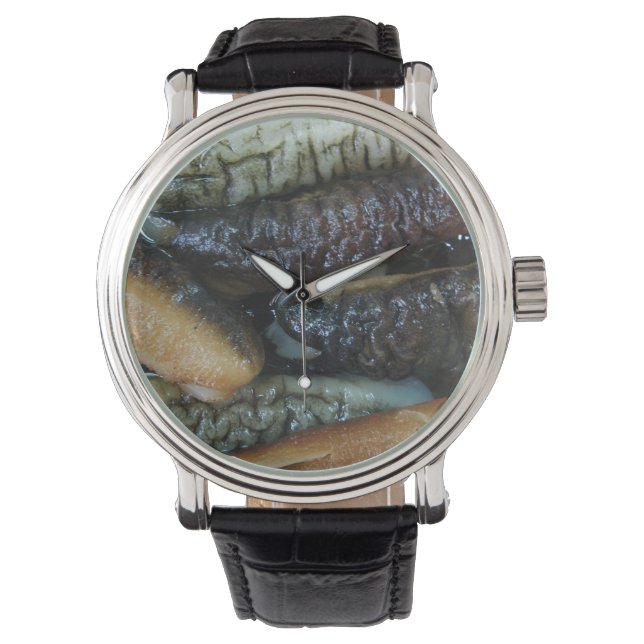 Montre Concombre de mer ... Nourriture du marché du Yaowa (devant)