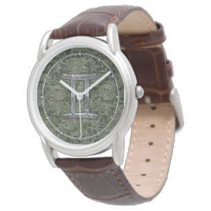 Montre Connexion Zodiac Gemini sur Camouflage numérique v