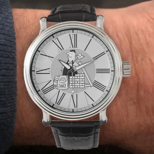 Montre Constructeur avec matériaux de construction sur un