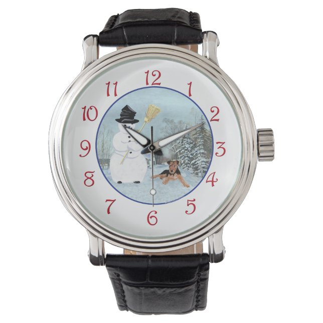 Montre Construire un bonhomme de neige (devant)