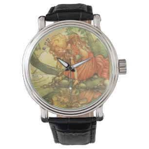 Montre Conte de fées vintage, Prince Grenouille Princesse