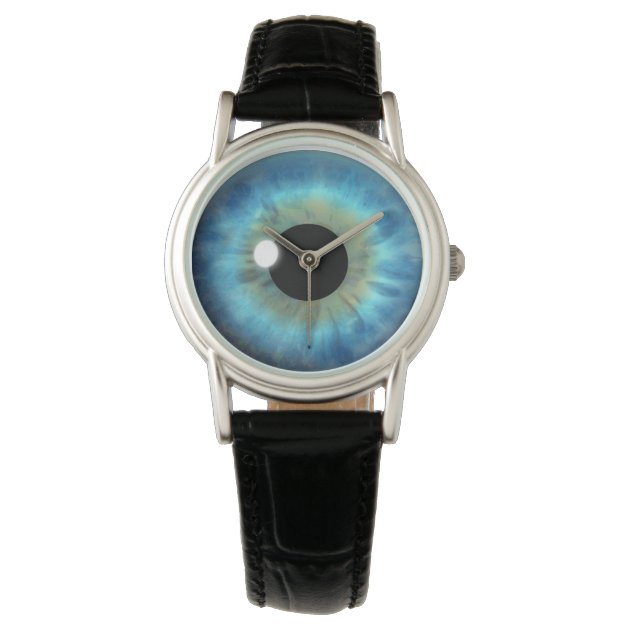 Montre Cool Blue Eye Iris Eyeball Custom Wrist Watch Zazzle