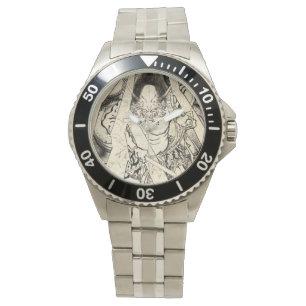 Montre Cool classic vintage japanese demon tattoo