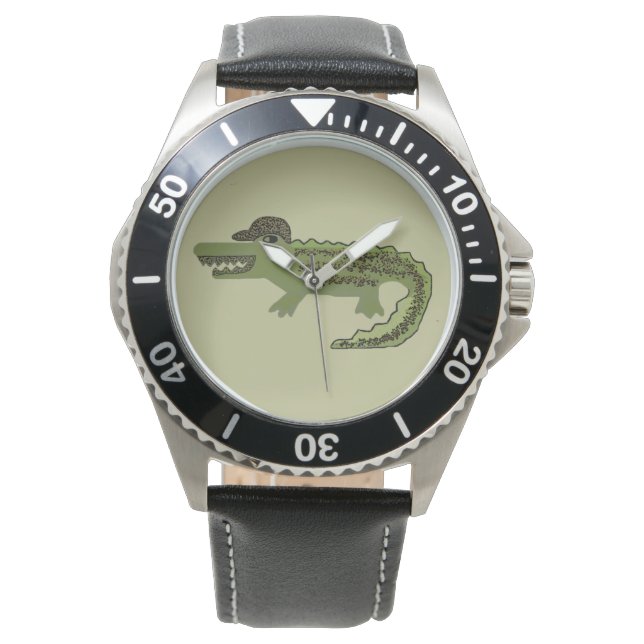 Montre Cool de crocodile (devant)