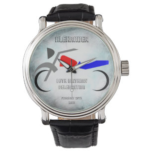 Montre Cool Dirt Vélo Masculine 16e anniversaire