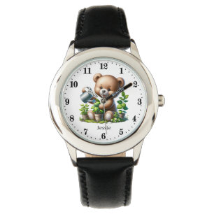 Montre Cool garçon ours ajouter le nom