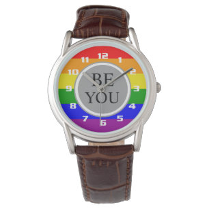 Montre Cool Gay pride Drapeau Soyez vous