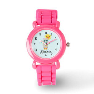 Montre Cool Llama et souriant Kawaii Sun