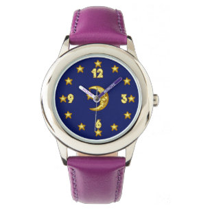 Montre Cool Lune et étoiles