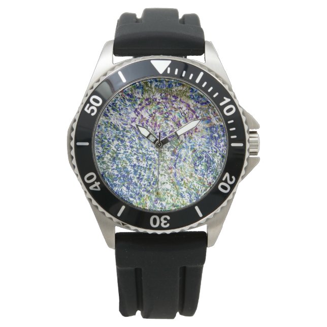 Montre Cool, moderne, tendance coloré abstrait arrière -  (devant)