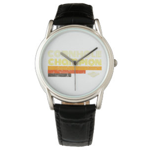 Montre Cool Vintage Noël Champagne de Noël Visage du Père
