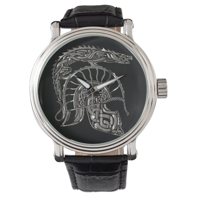 Montre Cool Warrior Metallic Dragon Helmet (devant)