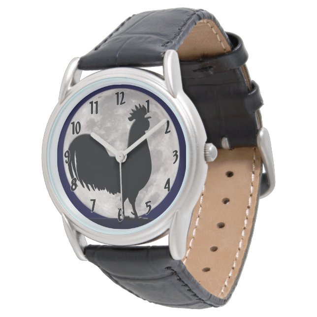 Montre Coq au clair de lune (Incliné)