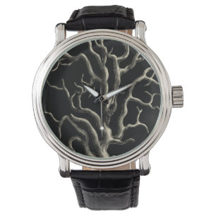 Montre Corail noir et bronzage