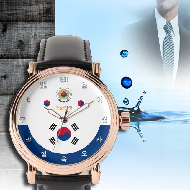 Montre Coréen montre, Emblem, mode Corée du Sud (Créateur téléchargé)