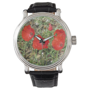 Montre Corfou Red Poppies