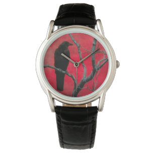 Montre Corneille rouge