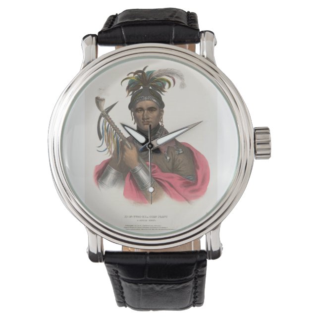 Montre Cornplanter, un chef de la tribu Seneca (devant)