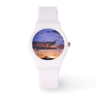 Montre Coucher de soleil coloré par Shirley Taylor