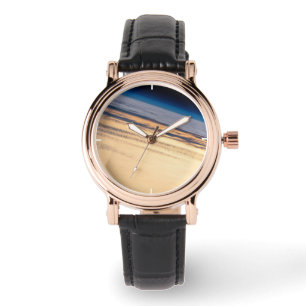 Montre Coucher De Soleil Orbital Au Large De La Basse Cal