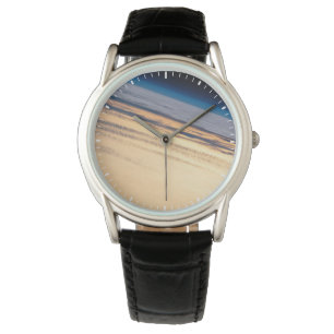 Montre Coucher De Soleil Orbital Au Large De La Basse Cal