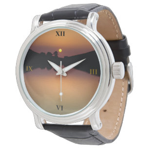 Montre Coucher de soleil sur le lac Bruton