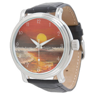 Montre Coucher de soleil sur le Pacifique, par Gary Polin