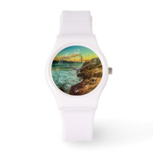 Montre Coucher du soleil à la plage de Baker