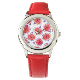 Montre Couleur d'aquarelle des tranches de fibres