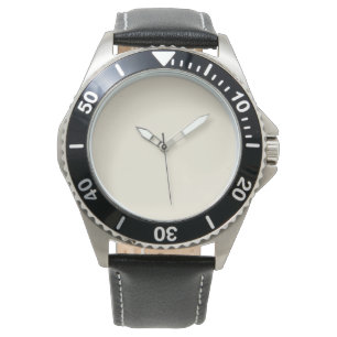 Montre Couleur solide Eggshell