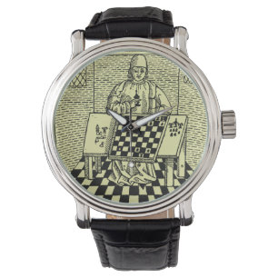 Montre Coupe d'échecs médiévale antique