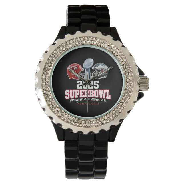 Montre Coupe du Super Bowl 2025 (devant)