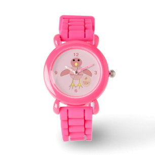 Montre Coutume Rose Anniversaire Fille Enfants Enfants Re