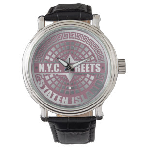 Montre Couvertures de trou d'homme Staten Island