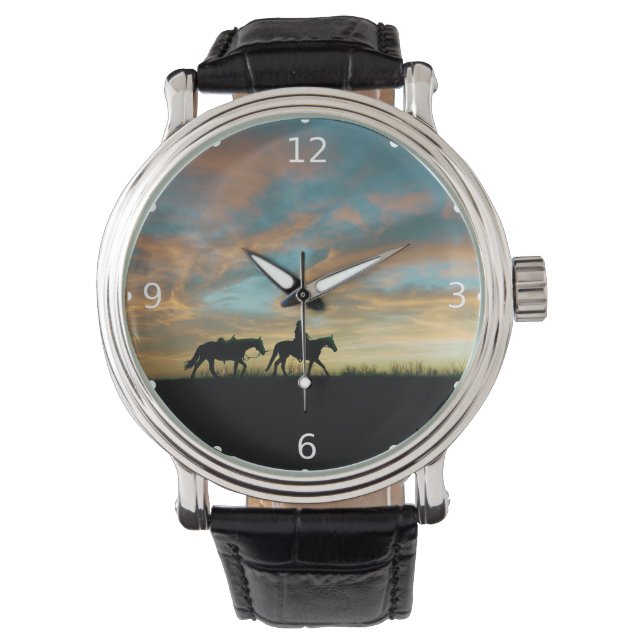 MONTRE COWBOY AVEC CHEVAL (devant)
