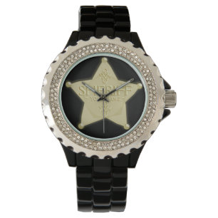 Montre Cowboy d'insigne de shérif occidental