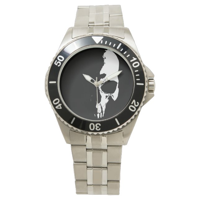 Montre crâne (devant)